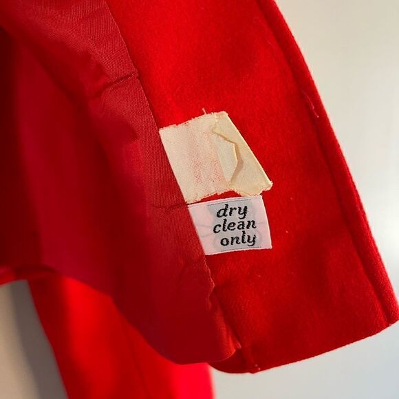 VTG Pendleton Blazer Cropped Jacket || Red - Picture 12 of 16